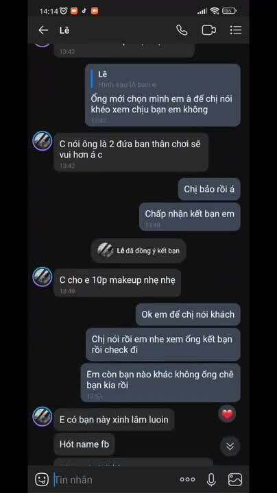 Preview for log chat lê lồn nhận kèo bay some   giới thiệu bạn nó hot fb