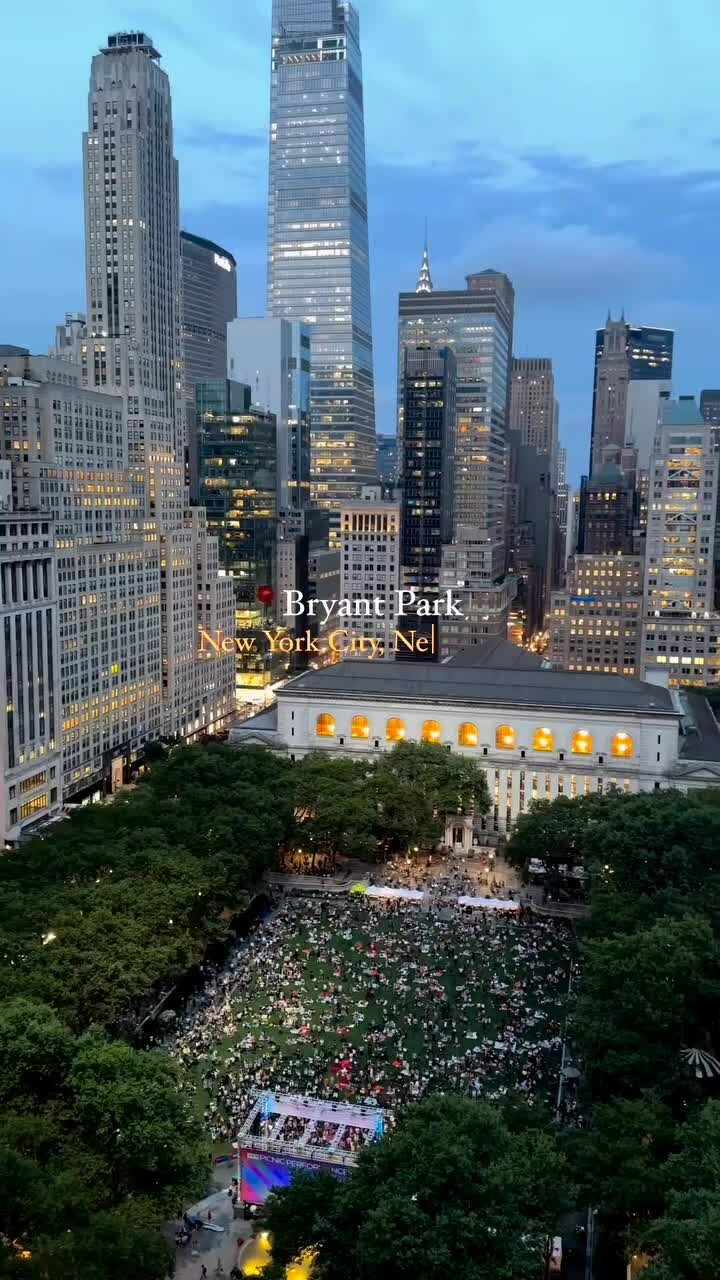 Preview for NYC night lights . @bryantparknyc Tag someone who loves NYC … Xem thêm